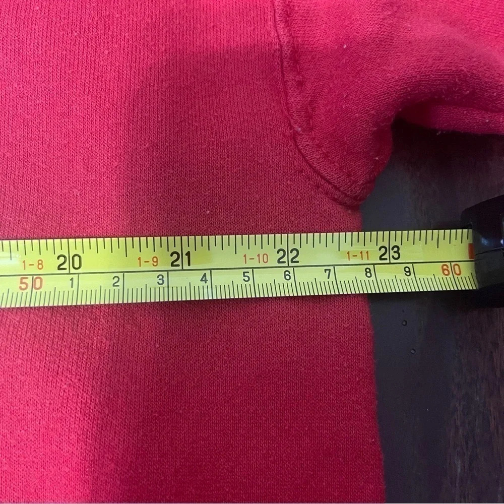 Top Stitch By Morning Sun Double Collar Red Snowman Sweatshirt Crewneck XL - Picture 6 of 8